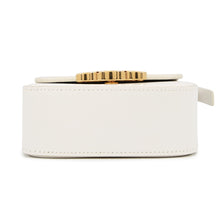 Load image into Gallery viewer, CELINE Triomphe Mini Claude Shoulder Bag White10I513DPV Shiny Calf Leather Size Mini