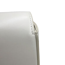 Load image into Gallery viewer, CELINE Triomphe Mini Claude Shoulder Bag White10I513DPV Shiny Calf Leather Size Mini