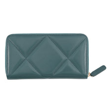 将图像加载到图库查看器中,CHANEL CHANEL 19 Small Zippy Wallet Dark GreenAP0948 Lambskin