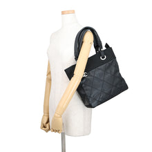 将图像加载到图库查看器中,CHANEL Paris-Biarritz Tote Bag BlackA34208 PVC Leather Size PM