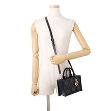 Load image into Gallery viewer, Dior Book Tote Mini Macro Cannage BlackS5573OWHP Calf Leather