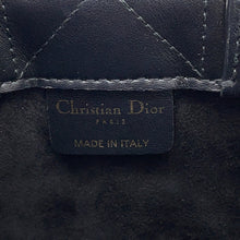 Load image into Gallery viewer, Dior Book Tote Mini Macro Cannage BlackS5573OWHP Calf Leather