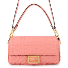 将图像加载到图库查看器中,FENDI Zucca mamma bucket Pink8BR600 Leather