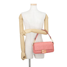 将图像加载到图库查看器中,FENDI Zucca mamma bucket Pink8BR600 Leather