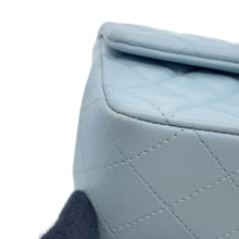 Load image into Gallery viewer, CHANEL Mini Matelasse Single Flap Single Chain Shoulder Bag Light BlueA69900 Lambskin Size 20