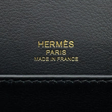 Load image into Gallery viewer, HERMES Geta Slim Black Epsom