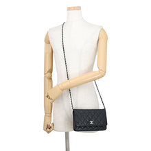 Load image into Gallery viewer, CHANEL Matelasse Classic Chain Wallet BlackAP4241 Caviar Leather