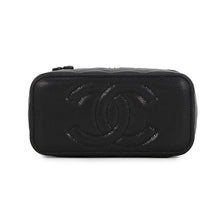 Load image into Gallery viewer, CHANEL Matelasse Vanity ChainShoulder Bag BlackAP1341 Caviar Leather Size 360