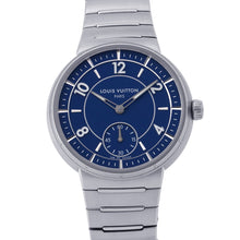 将图像加载到图库查看器中,LOUIS VUITTON Tambour Automatic Steel Blue W40mm Stainless Steel Blue DialW1ST20