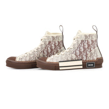 将图像加载到图库查看器中,Dior B23 High-Top Sneakers Beige/Brown3SH118ZMK Fabric Rubber Size 41