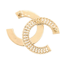 将图像加载到图库查看器中,CHANEL CC Logo Brooch GoldABC895-B15949-NV807 Metal Rhinestone
