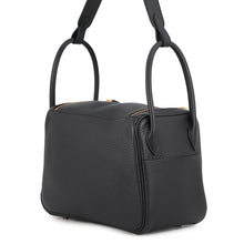将图像加载到图库查看器中,HERMES Lindy Black Taurillon Clemence Size 26