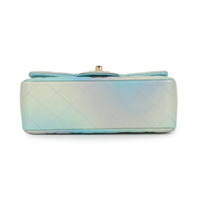 Load image into Gallery viewer, CHANEL Mini Matelasse Single Flap Single Chain Shoulder Bag Light Blue/MulticolorA69900-B15557-NT475 Lambskin Size 20