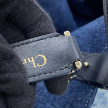 将图像加载到图库查看器中,Dior ToJules Handbag BlueM2821ODCE_M49E Denim Leather Size Medium