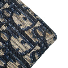 将图像加载到图库查看器中,Dior 30 Montaigne Yuzu Key Case Navy/BeigeS2392UTZQ_M928 Jacquard Leather