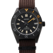 将图像加载到图库查看器中,SEIKO Prospex Diver Scuba W40.5mm Stainless Steel Fabric Black DialSPB253
