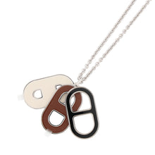 Load image into Gallery viewer, HERMES Maillon Deep Necklace Dune Metal Lacquer