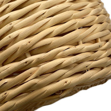 Load image into Gallery viewer, CELINE Bucket bag Beige/Brown Raffia Leather