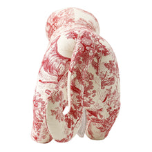 Load image into Gallery viewer, Dior Baby Dior Toile de Jouy Animal Plush Toy White/Red Cotton