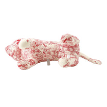 Load image into Gallery viewer, Dior Baby Dior Toile de Jouy Animal Plush Toy White/Red Cotton