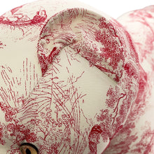 Load image into Gallery viewer, Dior Baby Dior Toile de Jouy Animal Plush Toy White/Red Cotton