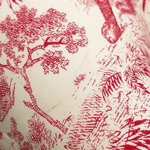 Load image into Gallery viewer, Dior Baby Dior Toile de Jouy Animal Plush Toy White/Red Cotton