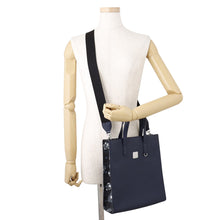 Load image into Gallery viewer, MCM 2WAYBag Navy Leather