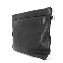 Load image into Gallery viewer, JIMMY CHOO Studded Clutch Bag Black Leather