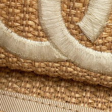Load image into Gallery viewer, JIMMY CHOO 2WAY Mini Bag Beige Raffia Leather