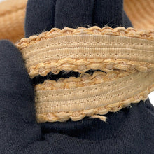 Load image into Gallery viewer, JIMMY CHOO 2WAY Mini Bag Beige Raffia Leather