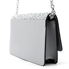 Load image into Gallery viewer, Maison Margiela Glitter Chain Wallet Silver/Gray Leather