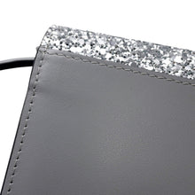 Load image into Gallery viewer, Maison Margiela Glitter Chain Wallet Silver/Gray Leather