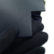 将图像加载到图库查看器中,HERMES Herbag zip Black/Blue Indigo Toile Military Vache Hunter Leather Size Mini