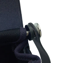 将图像加载到图库查看器中,HERMES Herbag zip Black/Blue Indigo Toile Military Vache Hunter Leather Size Mini