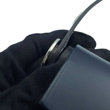 将图像加载到图库查看器中,HERMES Herbag zip Black/Blue Indigo Toile Military Vache Hunter Leather Size Mini