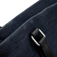 Load image into Gallery viewer, PRADA Denim tote Blue/Black1BG356 Cotton Leather