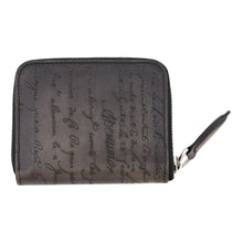 Load image into Gallery viewer, Berluti Calligraphy Wapa Coin purse Black Venice Calf Leather