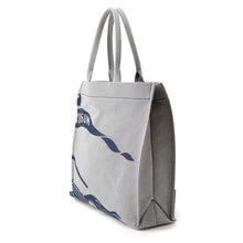 Load image into Gallery viewer, BURBERRY Square Horse Logo Tote Bag Gray/Navy8080749 Canvas