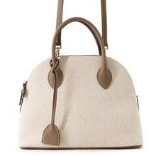 Load image into Gallery viewer, Bonaventura Emma 2WAY Bag White/EtaupeBBGC2-ET Canvas Leather