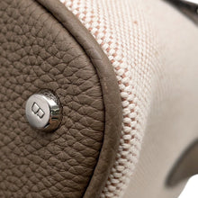 Load image into Gallery viewer, Bonaventura Emma 2WAY Bag White/EtaupeBBGC2-ET Canvas Leather