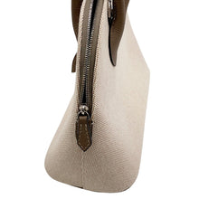Load image into Gallery viewer, Bonaventura Emma 2WAY Bag White/EtaupeBBGC2-ET Canvas Leather