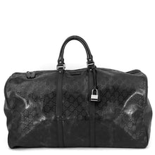 Load image into Gallery viewer, GUCCI GG Imprime Travel Bag Black206500 GG Imprime Leather