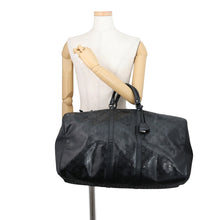 Load image into Gallery viewer, GUCCI GG Imprime Travel Bag Black206500 GG Imprime Leather