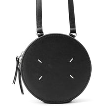 Load image into Gallery viewer, Maison Margiela 4-Stitch Round Shoulder Pouch Black Leather