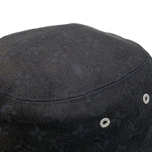 将图像加载到图库查看器中,LOUIS VUITTON Reversible bucket hat Size 58 Noir/YellowM76208 Cotton60% Polyester40%