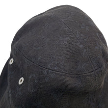 将图像加载到图库查看器中,LOUIS VUITTON Reversible bucket hat Size 58 Noir/YellowM76208 Cotton60% Polyester40%
