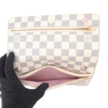 Load image into Gallery viewer, LOUIS VUITTON Pochette Weekend Summer Trunk Rose BallerineN60108 Damier Azur/Trunk