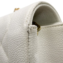 Load image into Gallery viewer, CHANEL Diana Chain Shoulder Bag WhiteA01165 Caviar Leather Size 25
