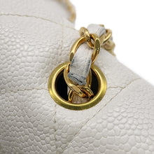 Load image into Gallery viewer, CHANEL Diana Chain Shoulder Bag WhiteA01165 Caviar Leather Size 25