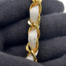 Load image into Gallery viewer, CHANEL Diana Chain Shoulder Bag WhiteA01165 Caviar Leather Size 25